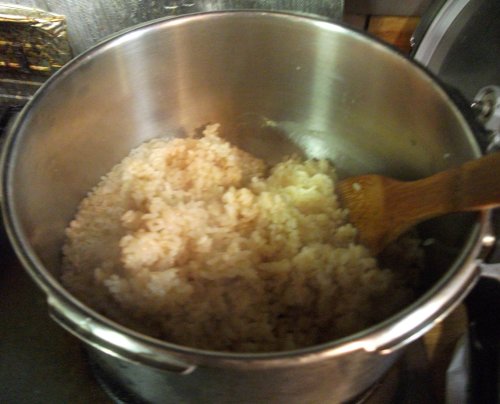 マクロビオテイック料理･玄米の炊き方５